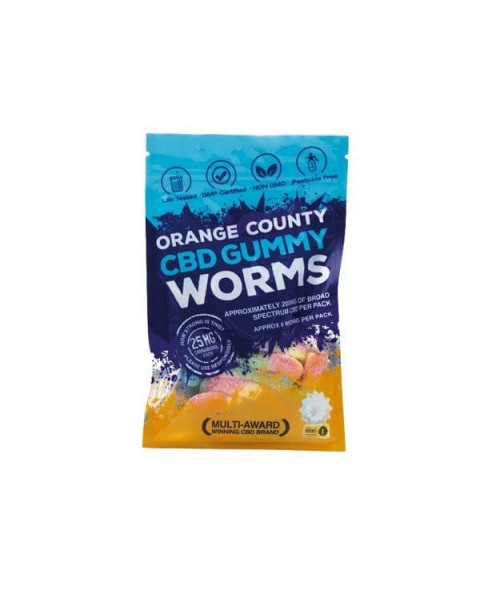 Orange County CBD 200mg Gummy Worms – Grab Bag