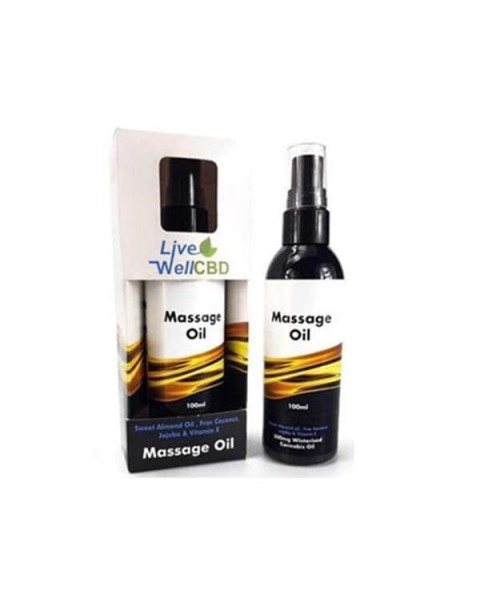 LVWell CBD 300mg 100ml Massage Oil