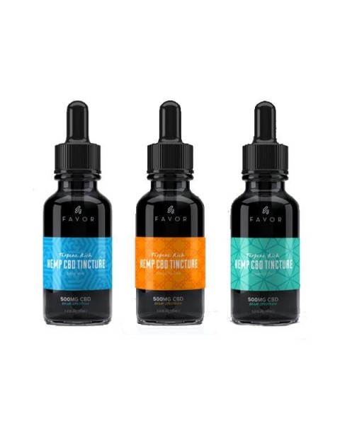 Favor CBD Hemp Tincture Oil 500mg CBD 30ml