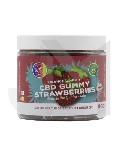 Orange County CBD 400mg Gummies – Small Pack