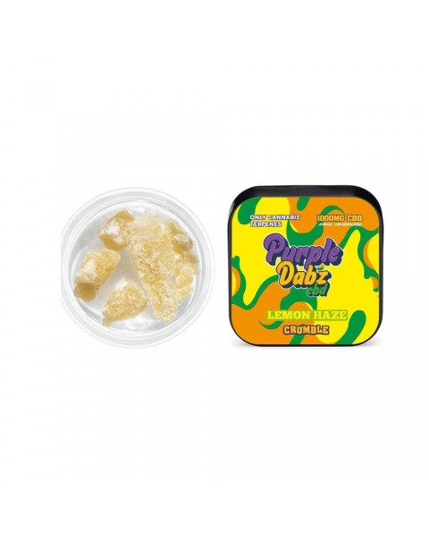 Purple Dabz CBD 1000mg CBD Crumble – Lemon Haze