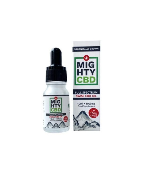 Mighty CBD 1000mg Full Spectrum Swiss CBD Oil 10ml