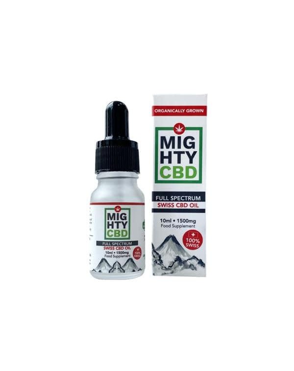 Mighty CBD 1500mg Full Spectrum Swiss CBD Oil 10ml