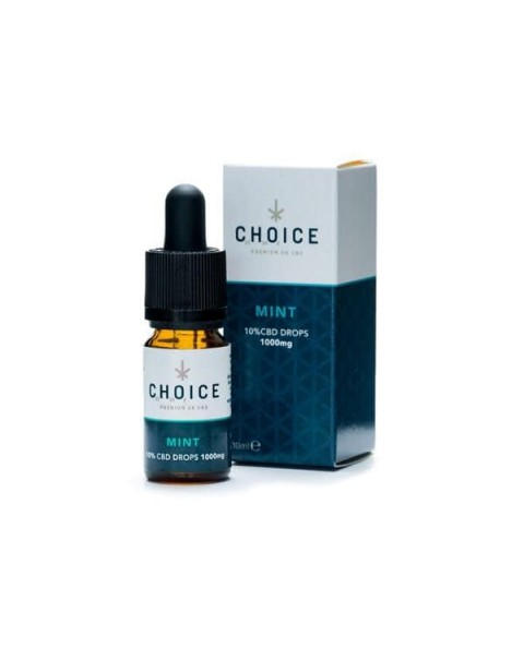 Choice 1000mg CBD Mint Oil Drops 10ml