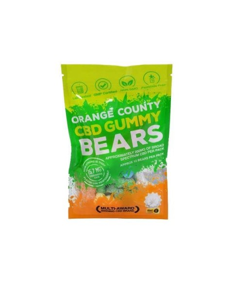 Orange County CBD 200mg Gummy Bears – Grab Bag