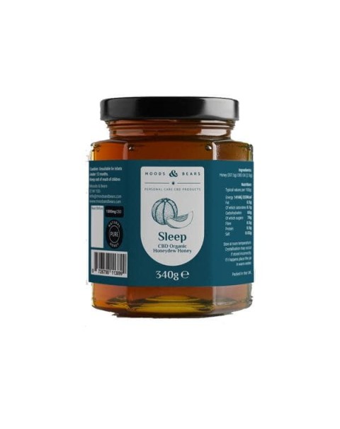 Moods and Bears 1000mg CBD Natural Pure Honey 340g