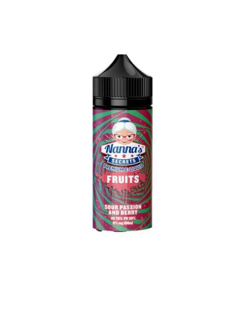 Nanna’s Secret Fruits 0MG 100ml Shortfill (70VG/30PG)