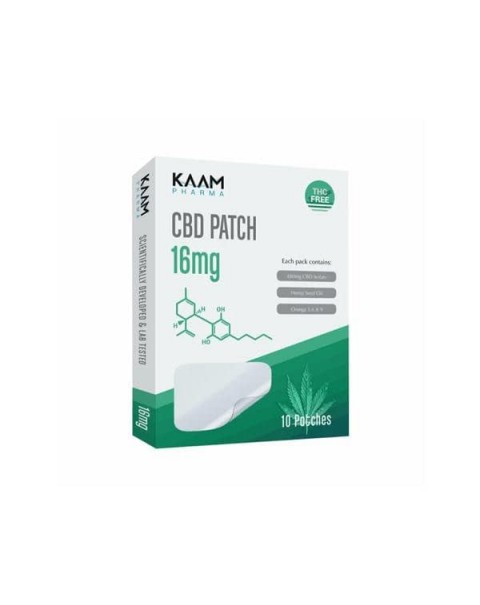 Kaam Pharma 16mg CBD Isolate Patches – 10 Pack