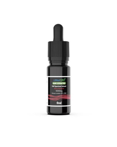 LVWell CBD 5000mg Raw Cherry Oral Drops – 10ml