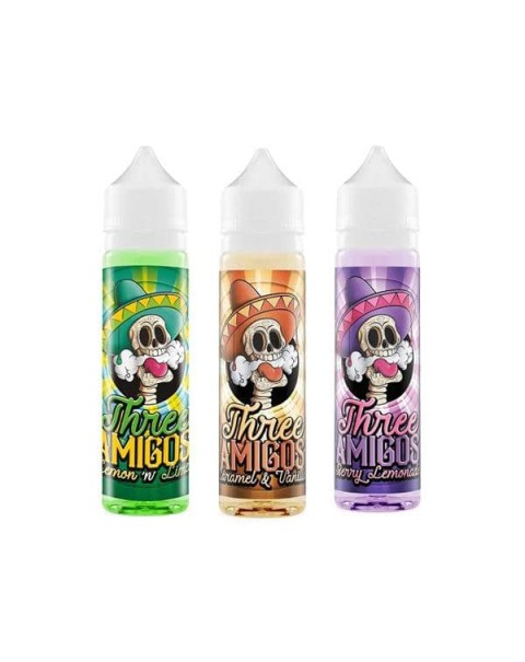 Three Amigos 0mg 50ml Shortfill (70PG/30VG)