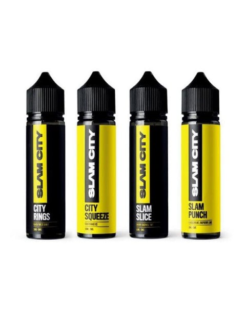 Slam City Vapes 0mg 50ml Shortfill (70VG/30PG)