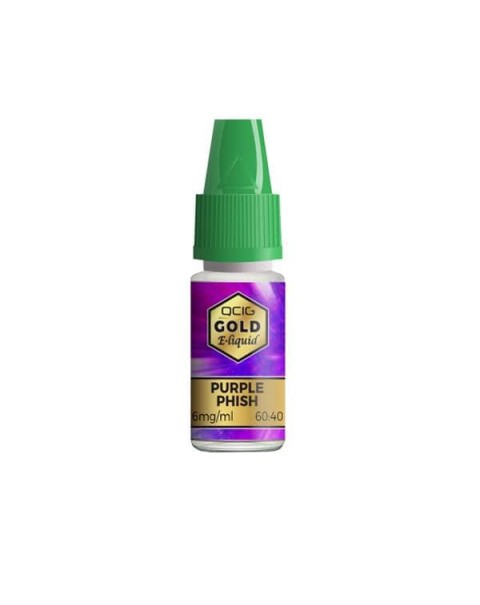 QCig Gold E-Liquids 10ml 12mg (60VG/40PG)