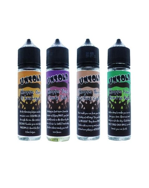 Untold E-liquid 50ml Shortfill E-liquid 0mg (70VG/30PG)