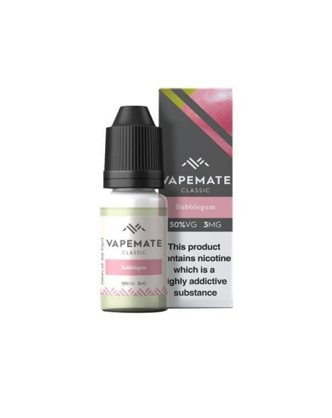 Vapemate Classic 18mg 10ml E-Liquid (70VG/30PG)