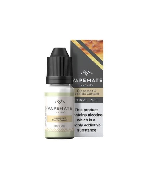 Vapemate Classic 18mg 10ml E-Liquid (70VG/30PG)