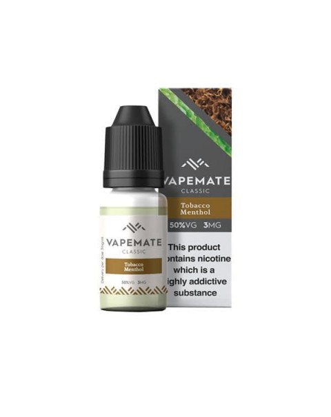 Vapemate Classic 18mg 10ml E-Liquid (70VG/30PG)