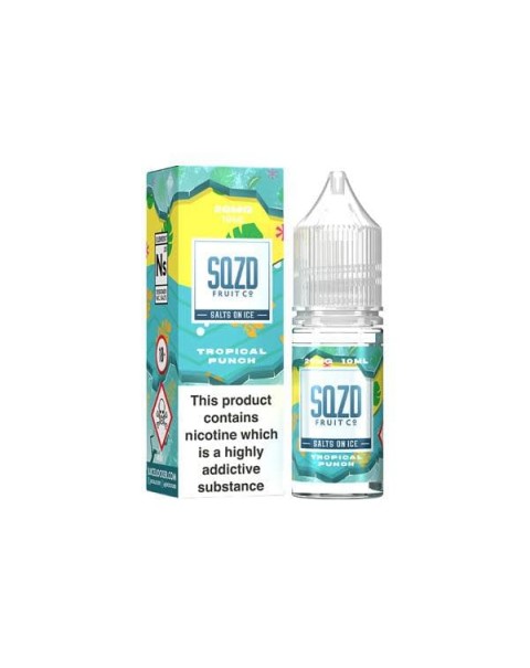 10mg Sqzd On Ice 10ml Nic Salts (50VG/50PG)