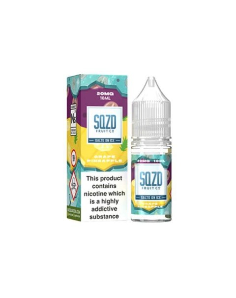 10mg Sqzd On Ice 10ml Nic Salts (50VG/50PG)