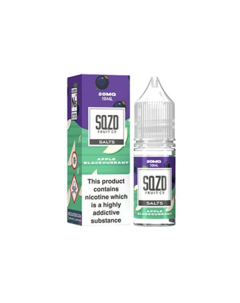 10mg Sqzd Flavoured Nic Salts 10ml  (50VG/50PG)