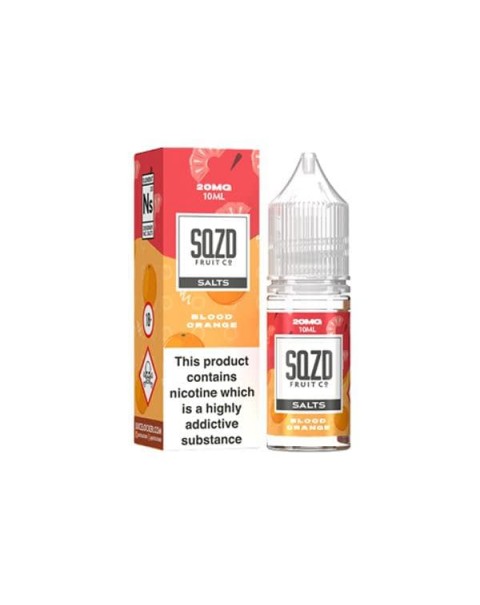 10mg Sqzd Flavoured Nic Salts 10ml  (50VG/50PG)