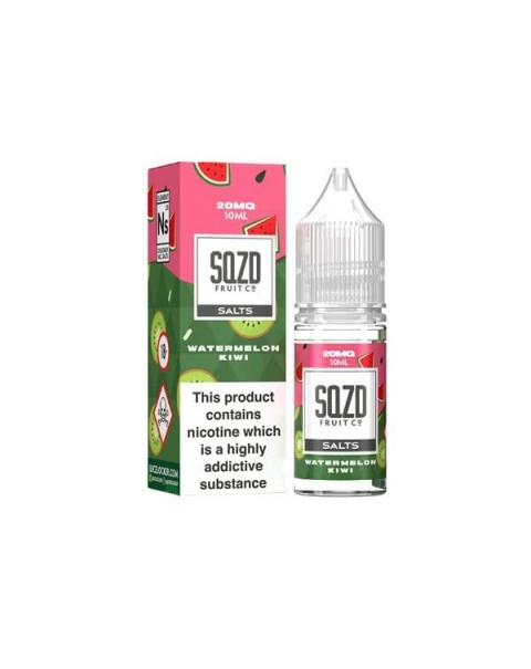 10mg Sqzd Flavoured Nic Salts 10ml  (50VG/50PG)