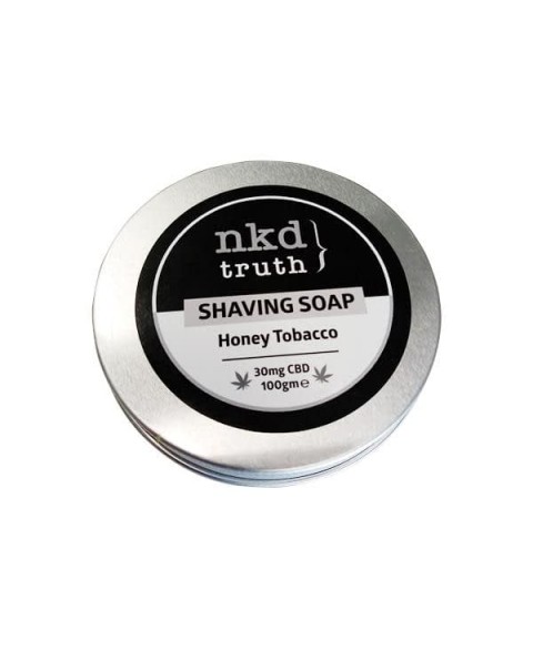 NKD 30mg CBD Speciality Shaving Soap 100g – Honey Tobacco