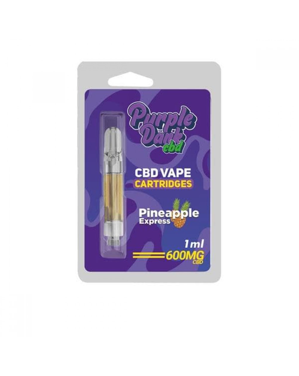 Purple Dabz CBD Vape Cartridges 300 & 600 MG - Pineapple Express, CBD ...