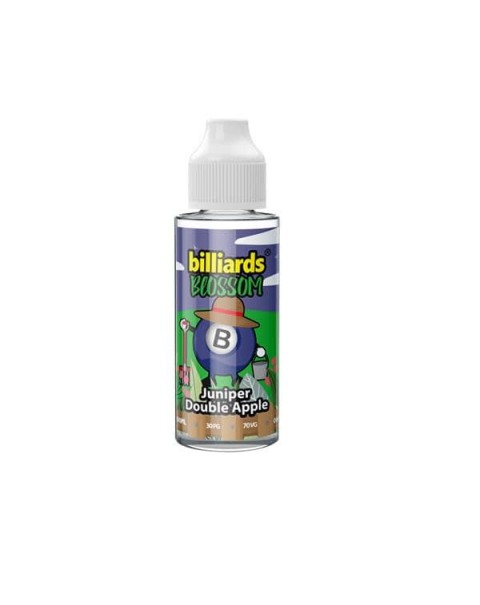 Billiards Blossom Range 100ml Shortfill 0mg (70VG/30PG)