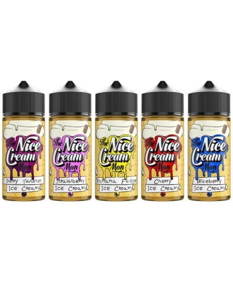 The Nice Cream Man 100ml Shortfill 0mg (70VG/30PG)